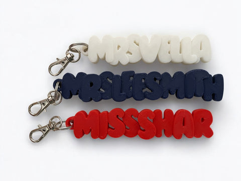 Personalised Keyrings